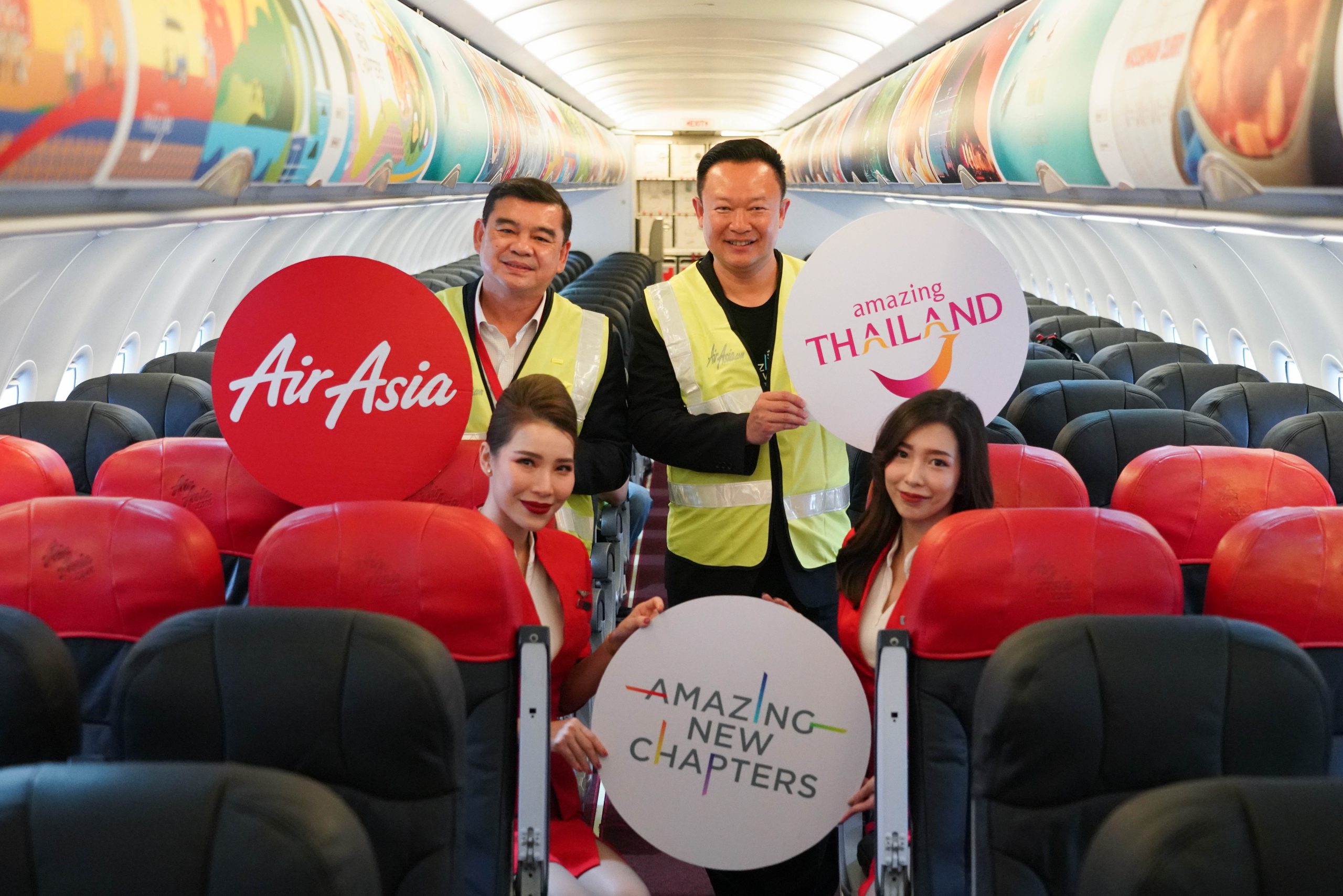 AirAsia paints Thai images on its planes