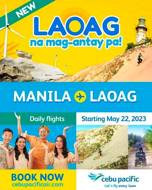 Cebu Pacific flies to Laoag - TTR Weekly