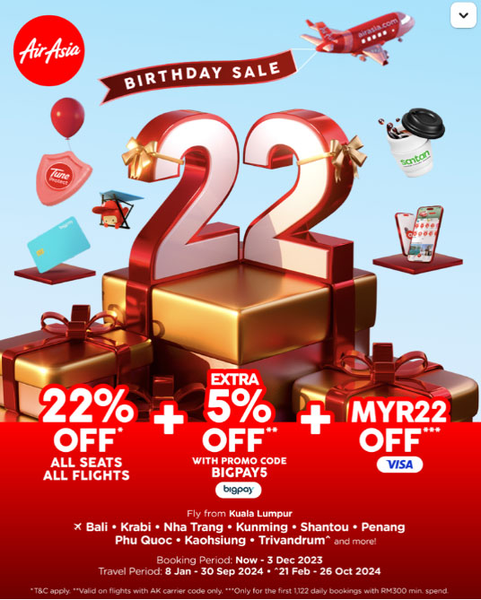 AirAsia celebrates with a birthday discount TTR Weekly